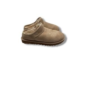 UGG Classic Micro Mini Boot Slippers Women's 8 Suede Cozy Warm Winter Lounge